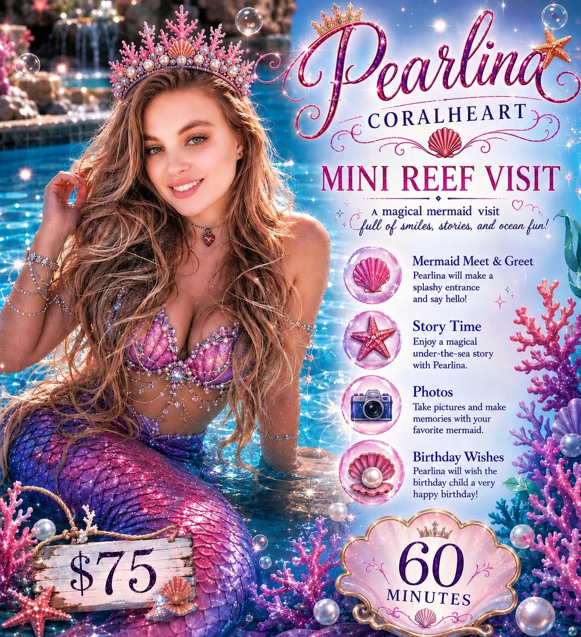 Pearlina CoralHeart's 60 minute Mini Reef Adventure