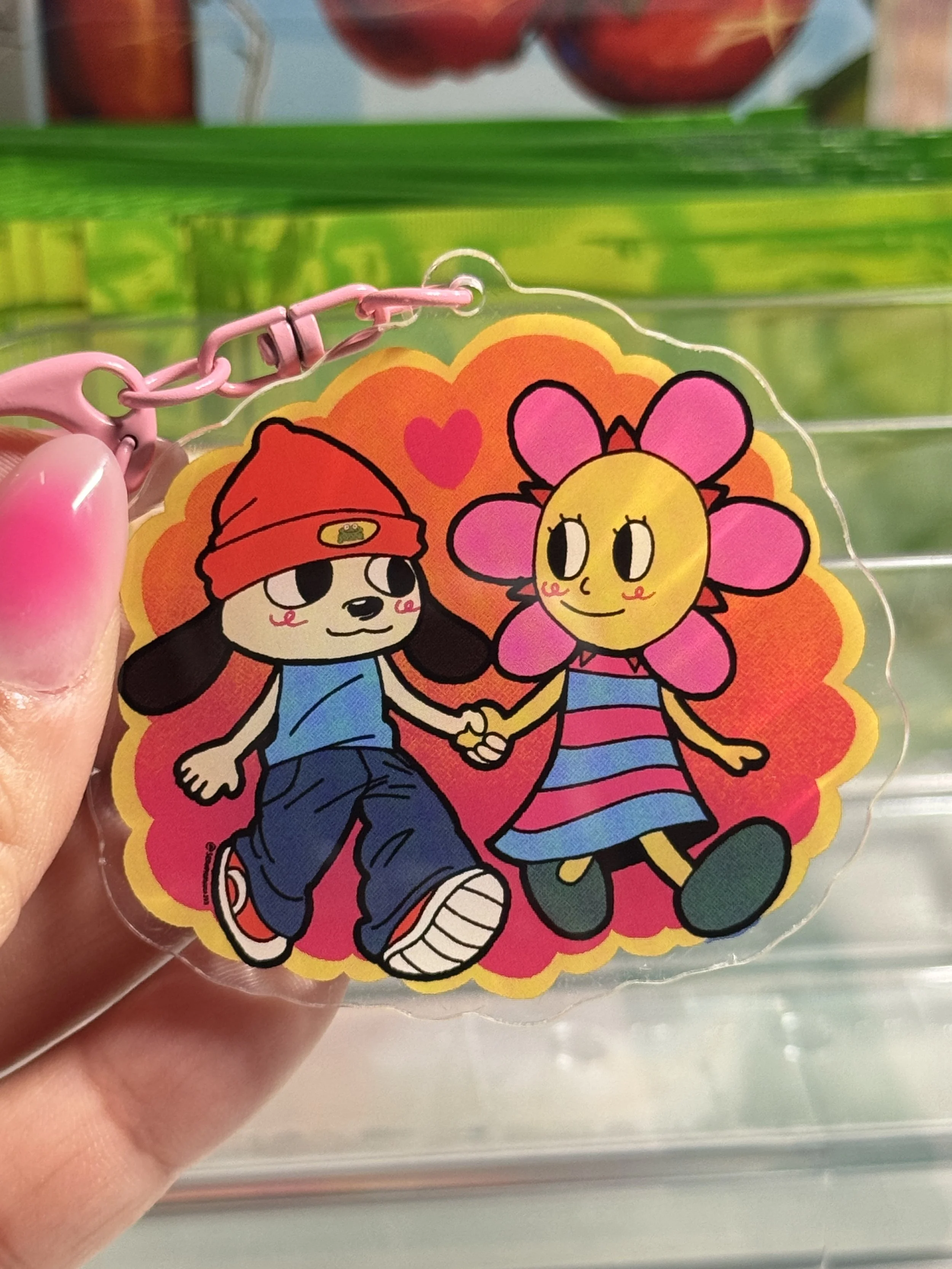 Parappa and Sunny Funny keychain!