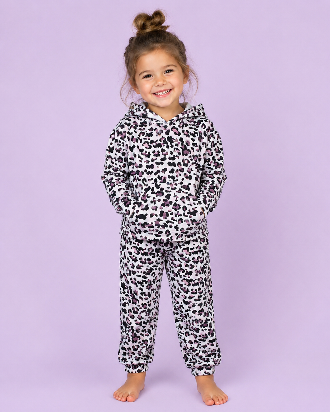 Leopard Hooded Jogger Set