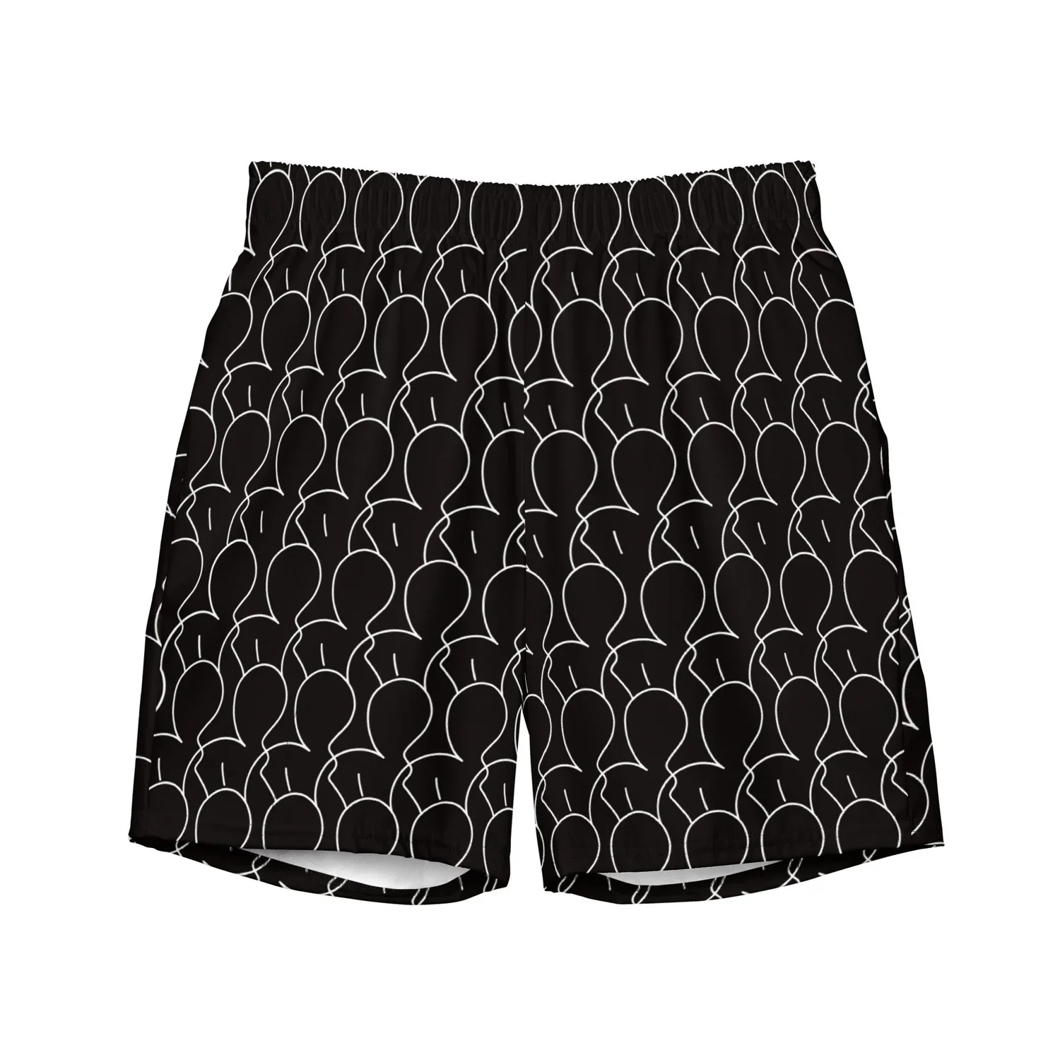 All-Over 'D-Pattern' Swim Trunks