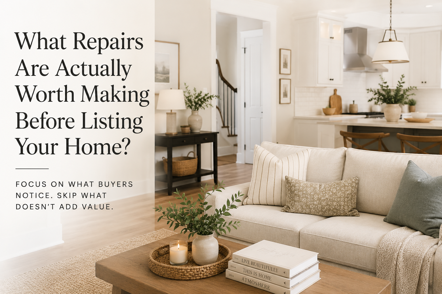 What Repairs Are Actually Worth Making Before Listing Your Home?
