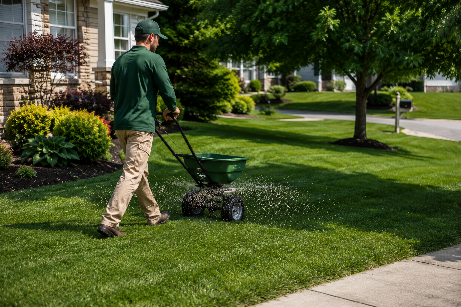 Lawn fertilization in Johnson County kansas
