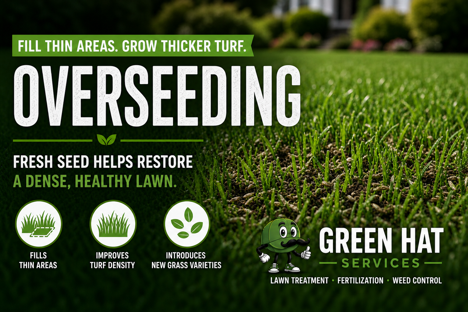 overseeing for the thickest healthiest lawn