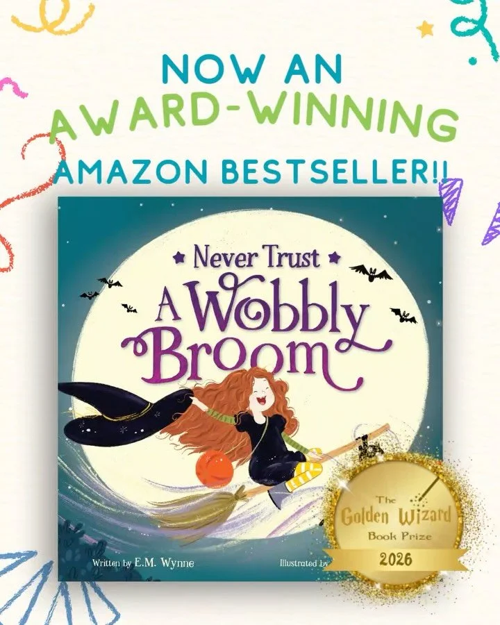 🏆✨ POPPY IS AN AWARD-WINNING #1 AMAZON BESTSELLER! 🎃🧹

Never Trust a Wobbly Broom has won the 2026 Golden Wizard Book Prize&mdash;the very first book award I entered her for! She&rsquo;s also flown to no. 1 on Amazon&rsquo;s Best Sellers list in C