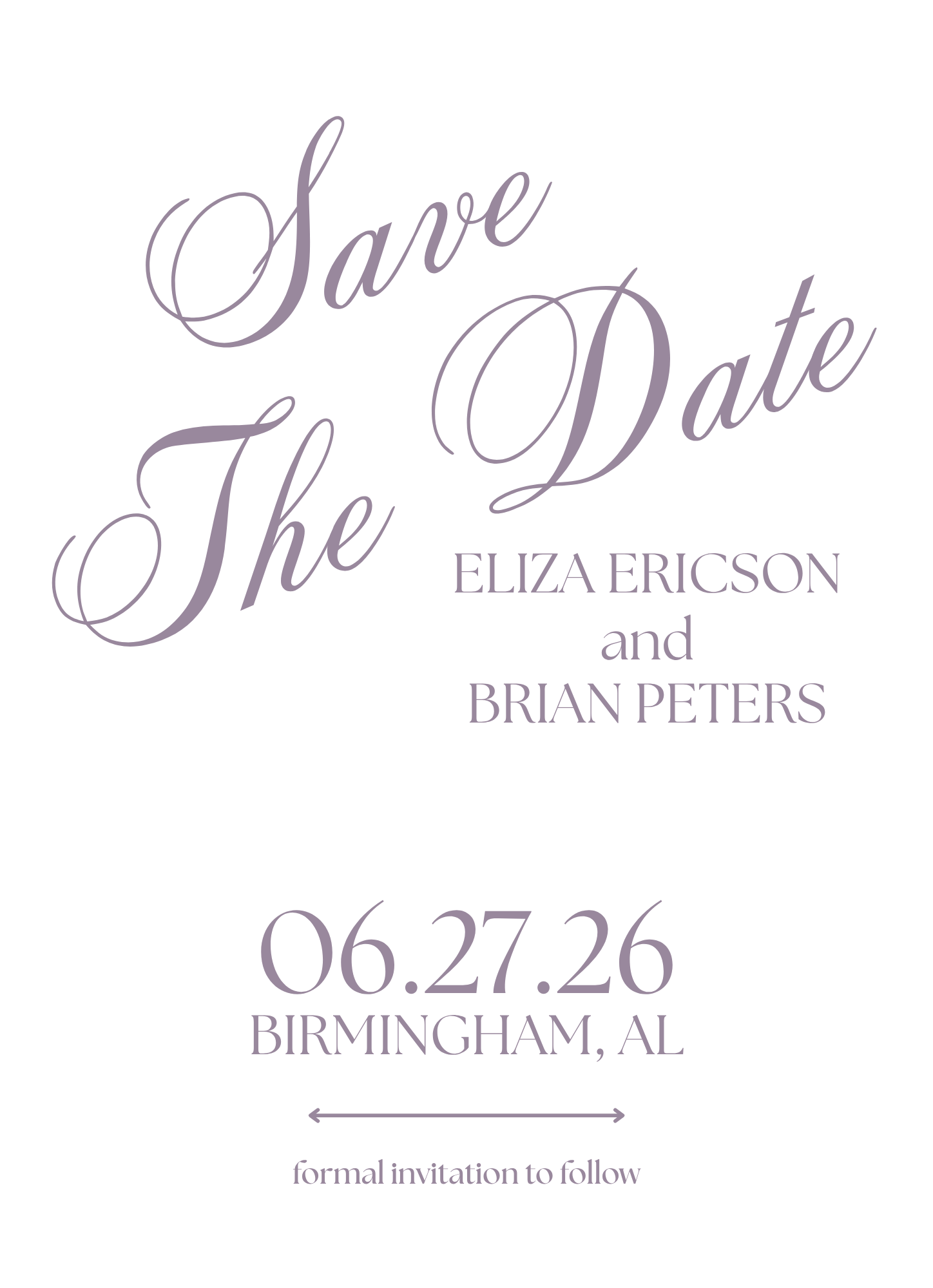 Save The Date