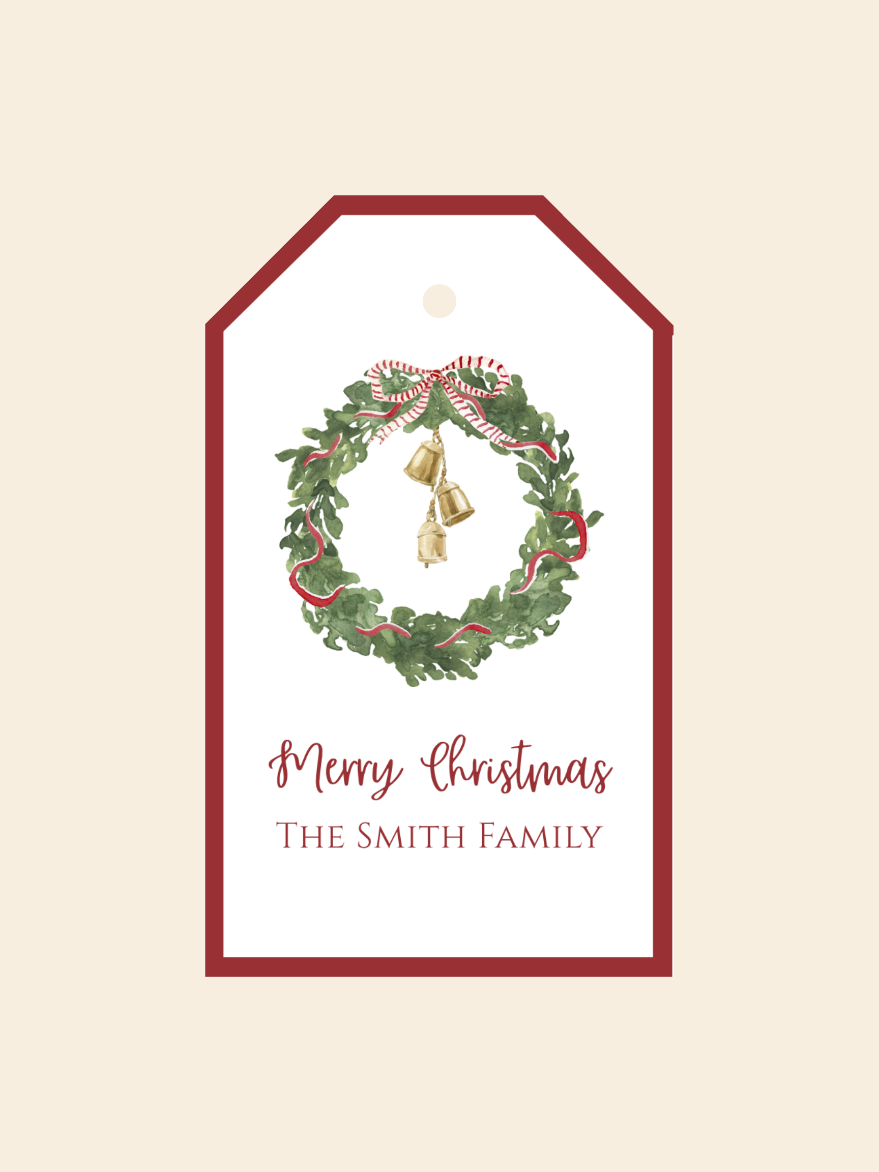 Wreath Gift Tag