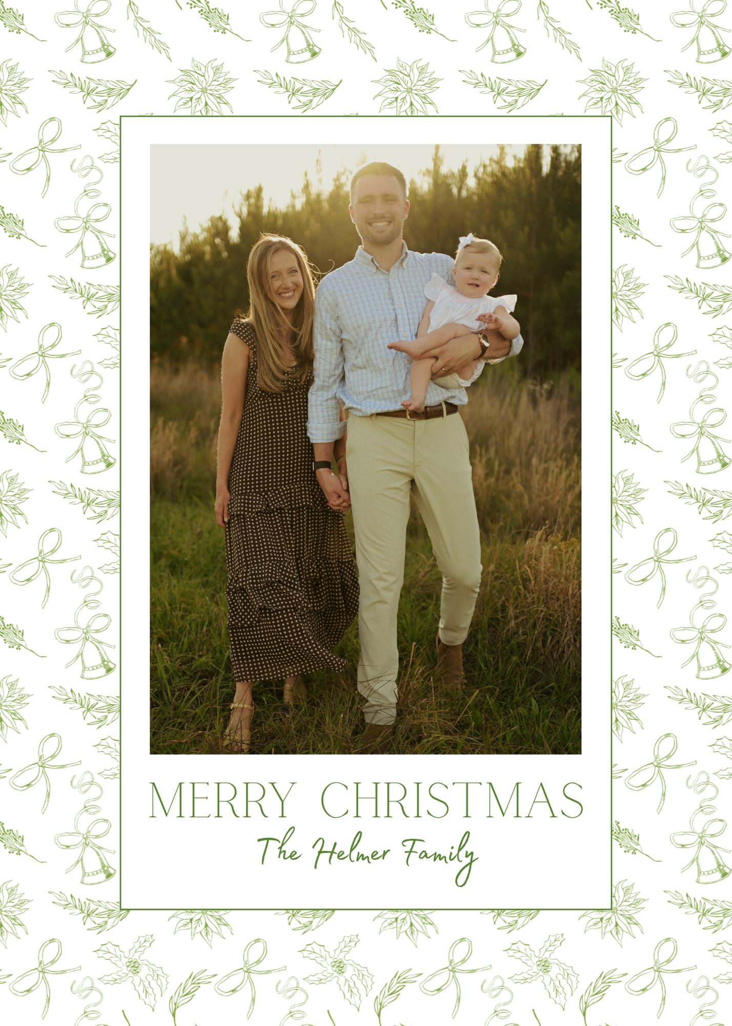 Green Christmas Background