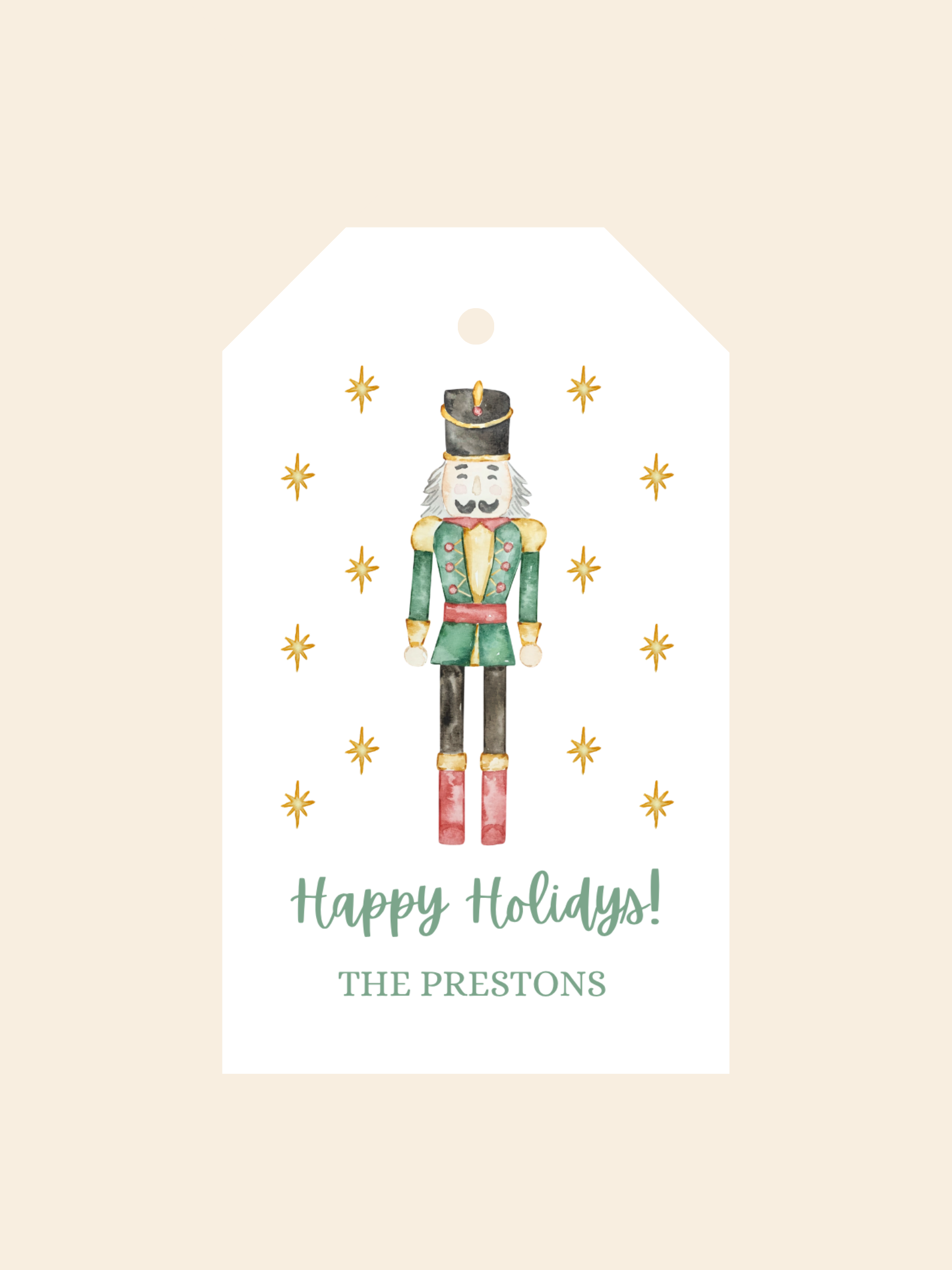 Nutcracker Gift Tag