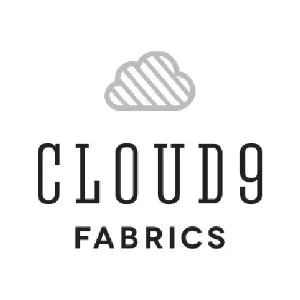 Logo for Cloud9 Fabrics with a cloud icon and the text 'CLOUD9 FABRICS' underneath.