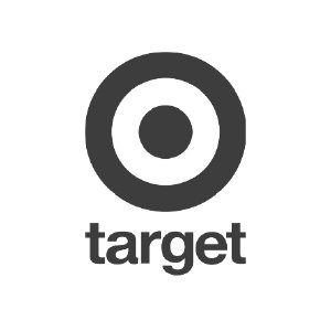 Target logo with a concentric circles bullseye and the word 'target' underneath.