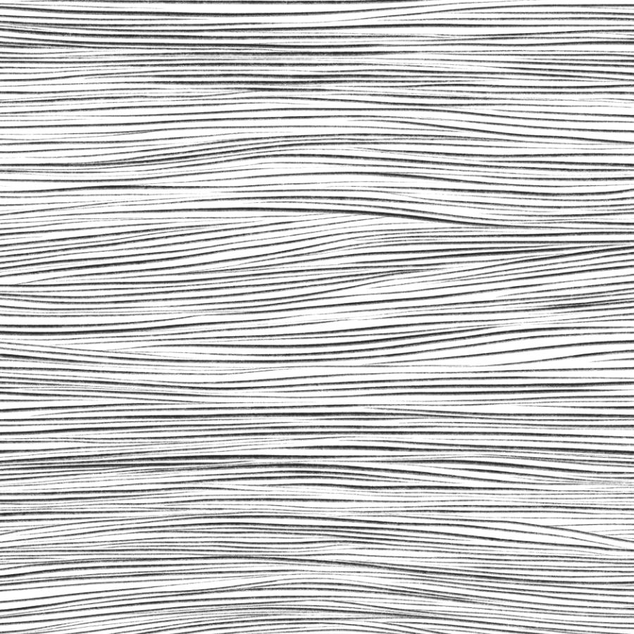 Close-up of black wavy lines on a white background, resembling textured wood grain or fabric pattern.