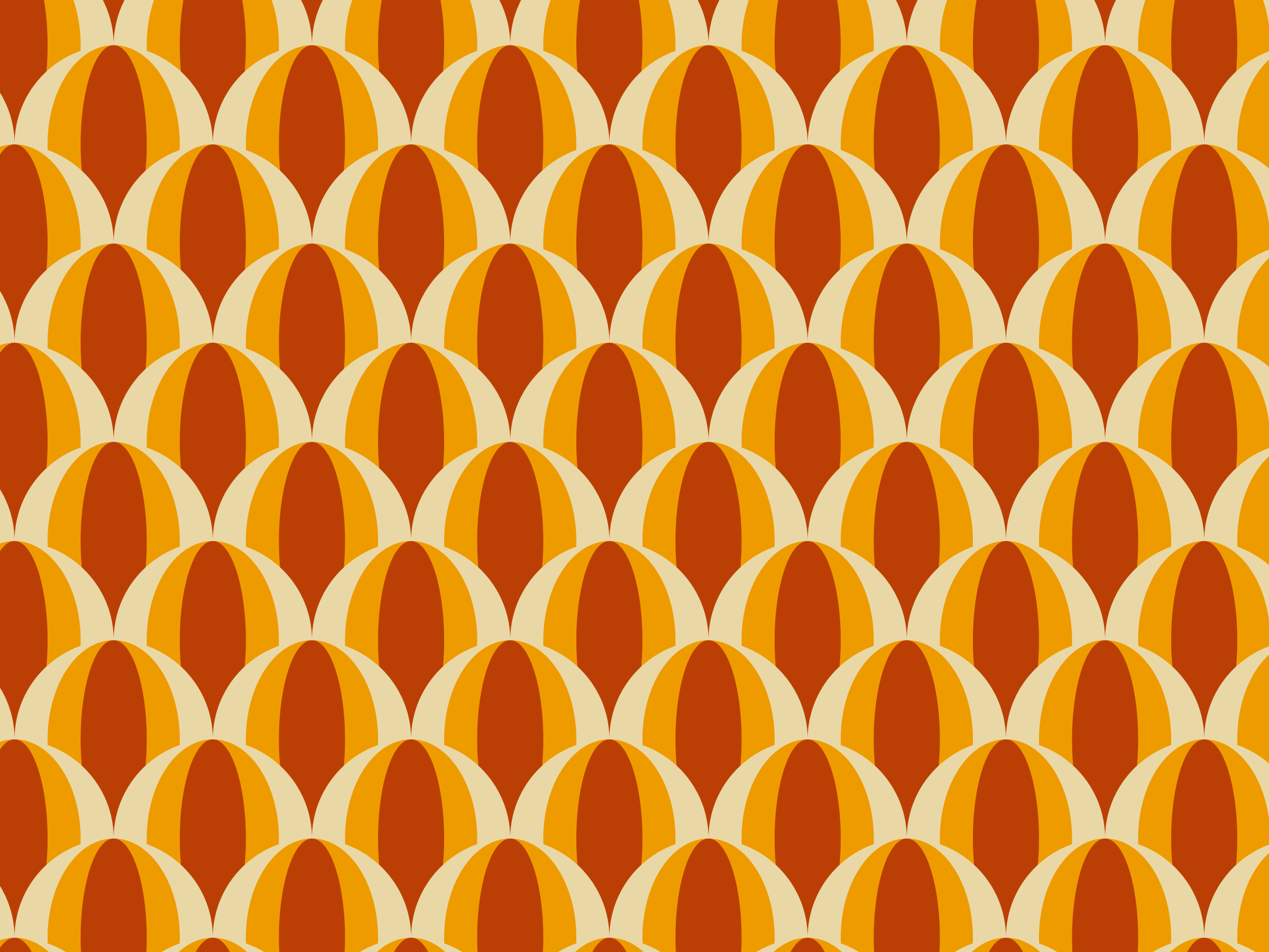 A pattern of geometric shapes with earthy tones including shades of brown, beige, and orange, arranged in a repetitive design.