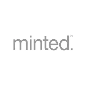 Minted logo in gray text on a white background.
