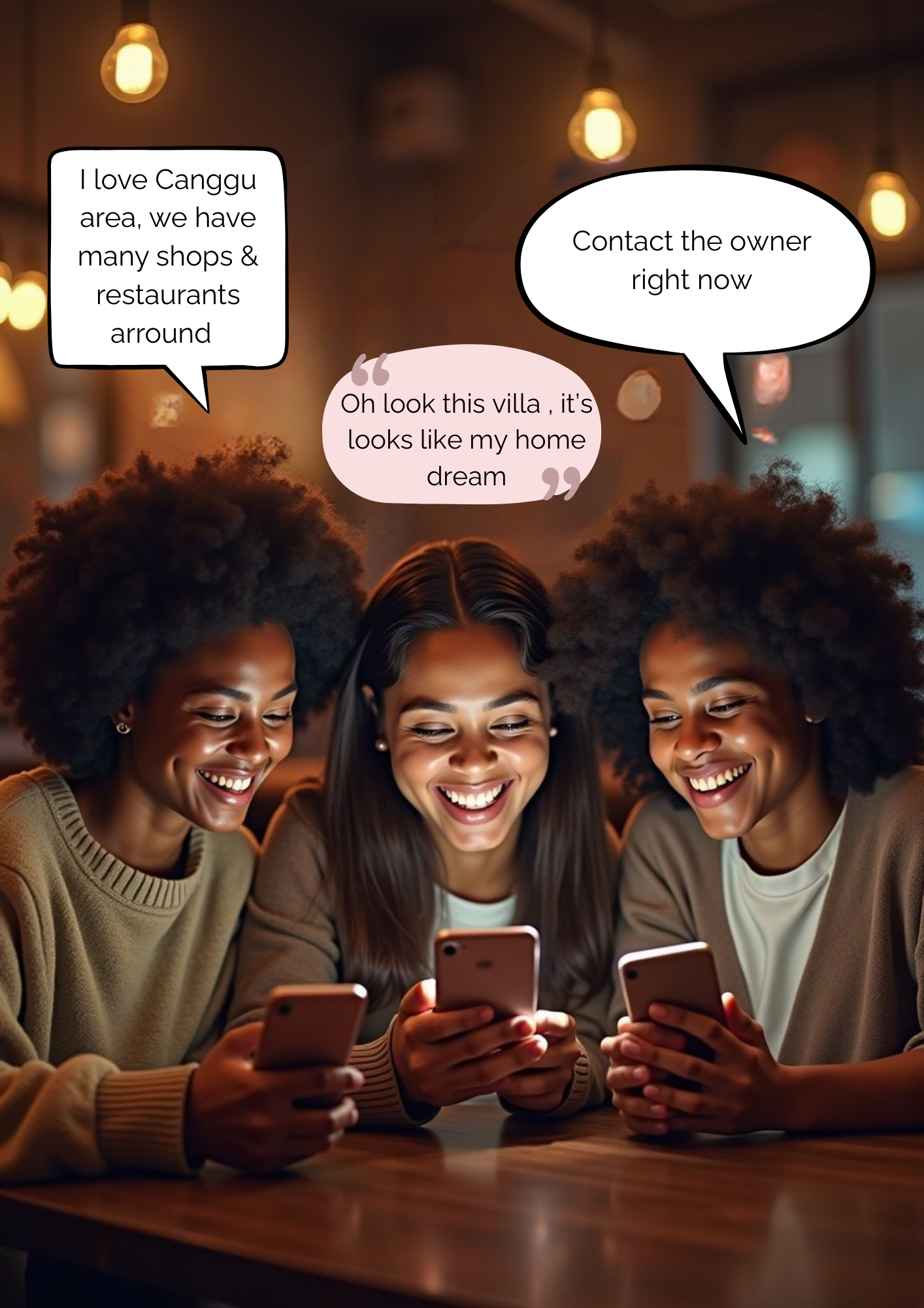 Community of international residents living and connecting in Bali through GET MY HOME to find their new home in Bali
