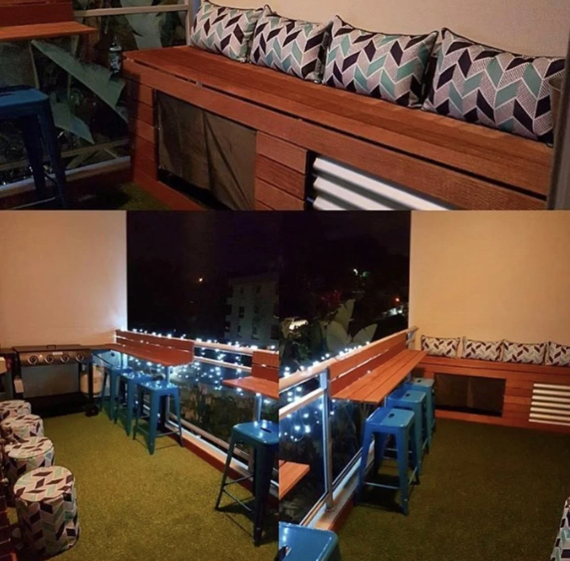 Balcony Entertainment Area
