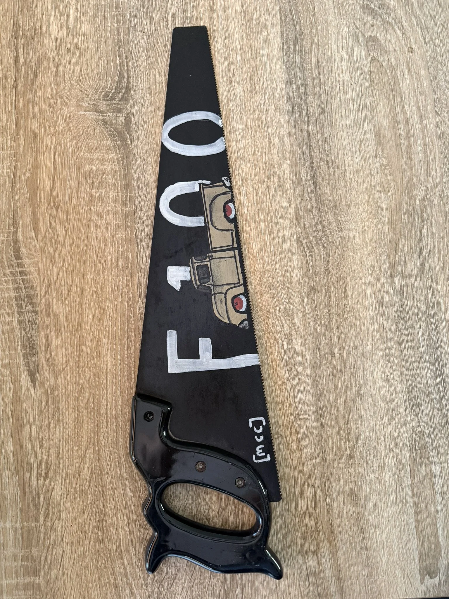 Painted F100 Hand Saw