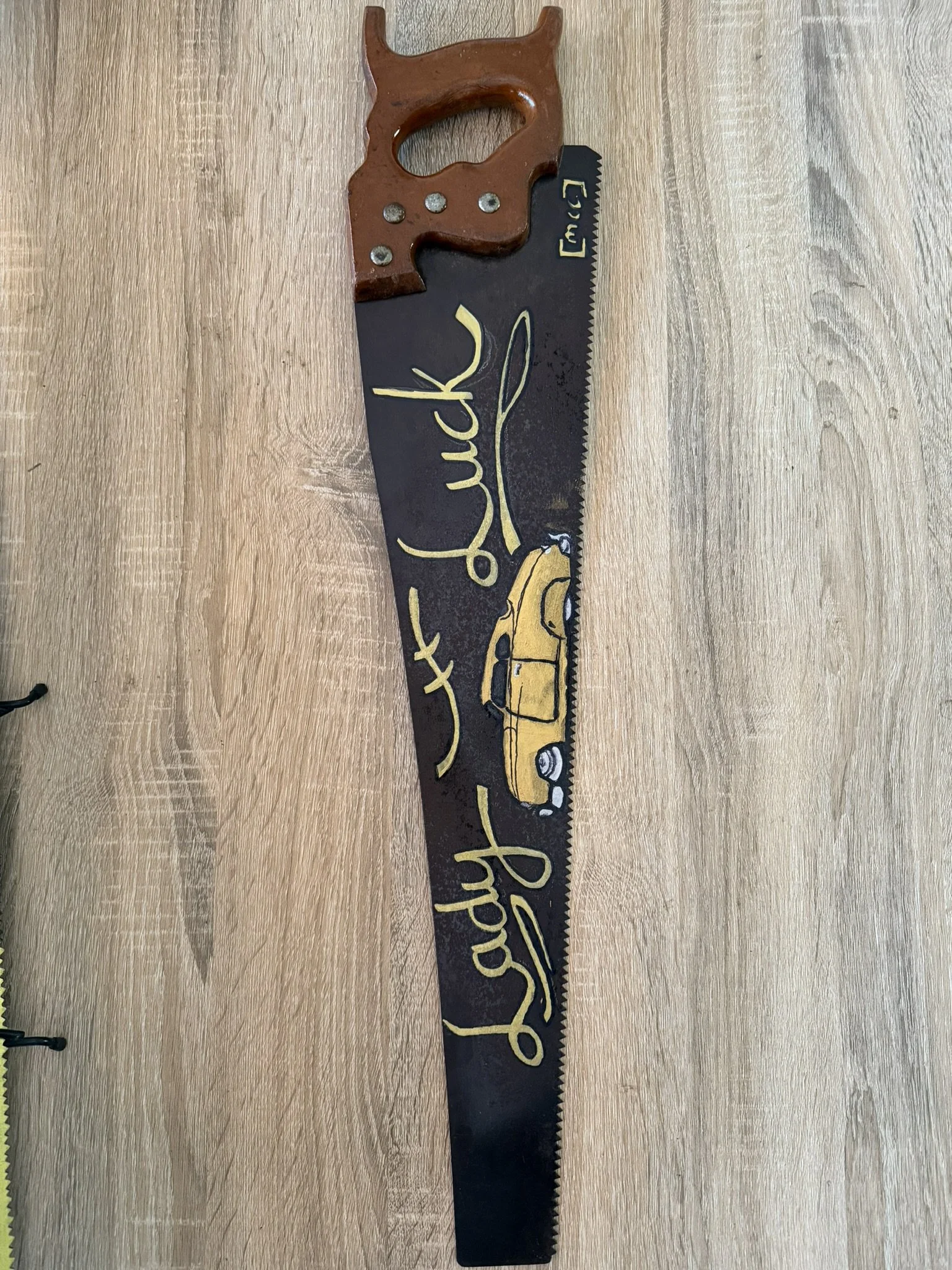 Painted 1930s For Coupe Hand Saw Lady Luck