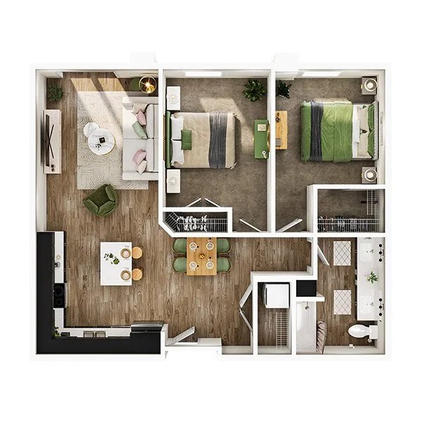 The Miller floor plan