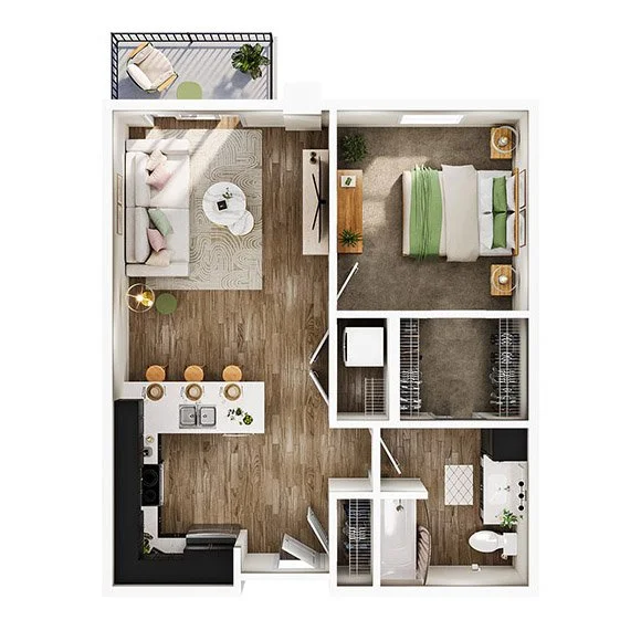 The Eddy floor plan