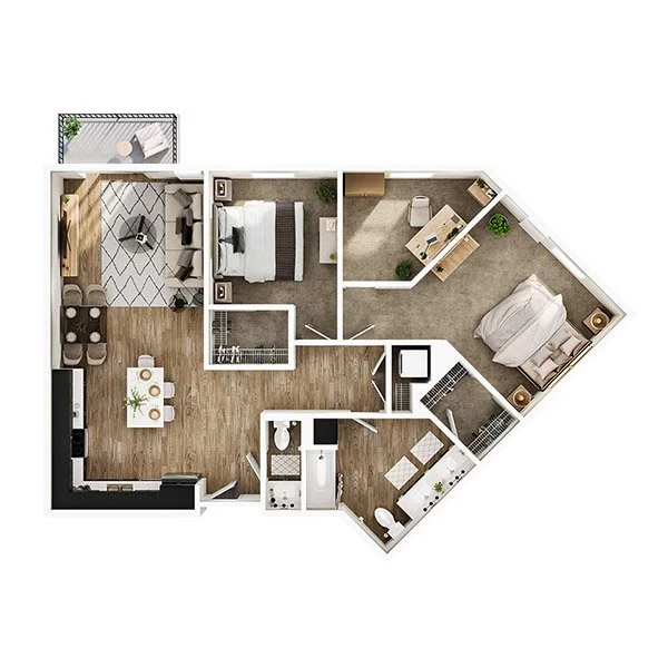 The Quire floor plan