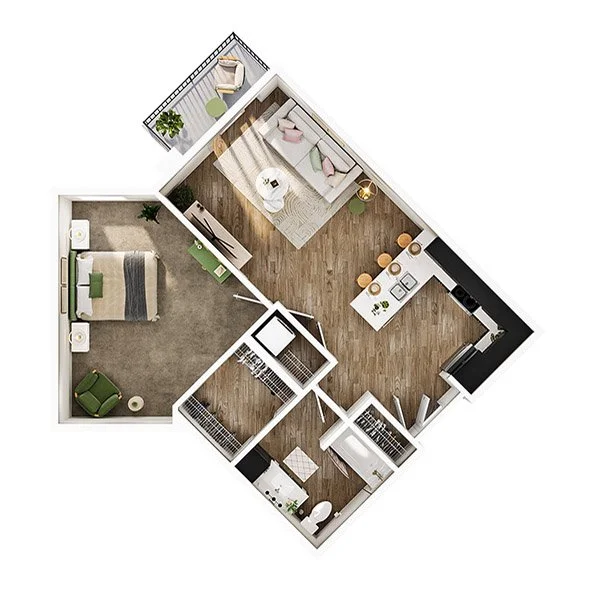 The Bend floor plan