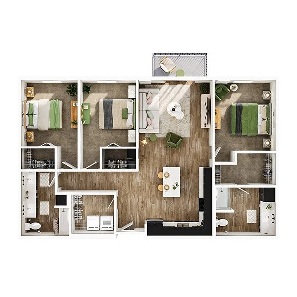 The Tributary floor plan