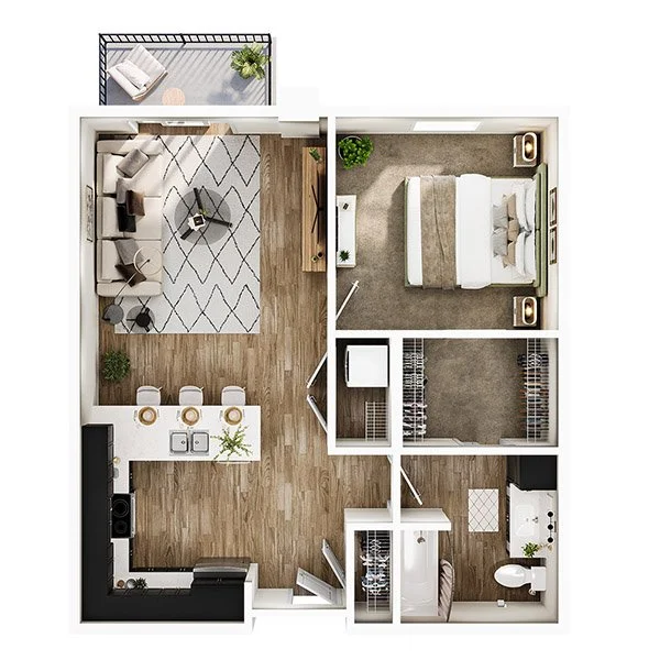 The Crossing floor plan