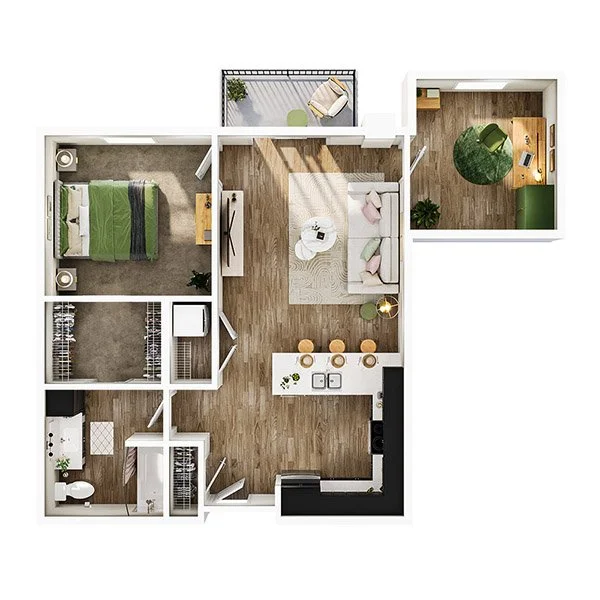 The Ledger floor plan