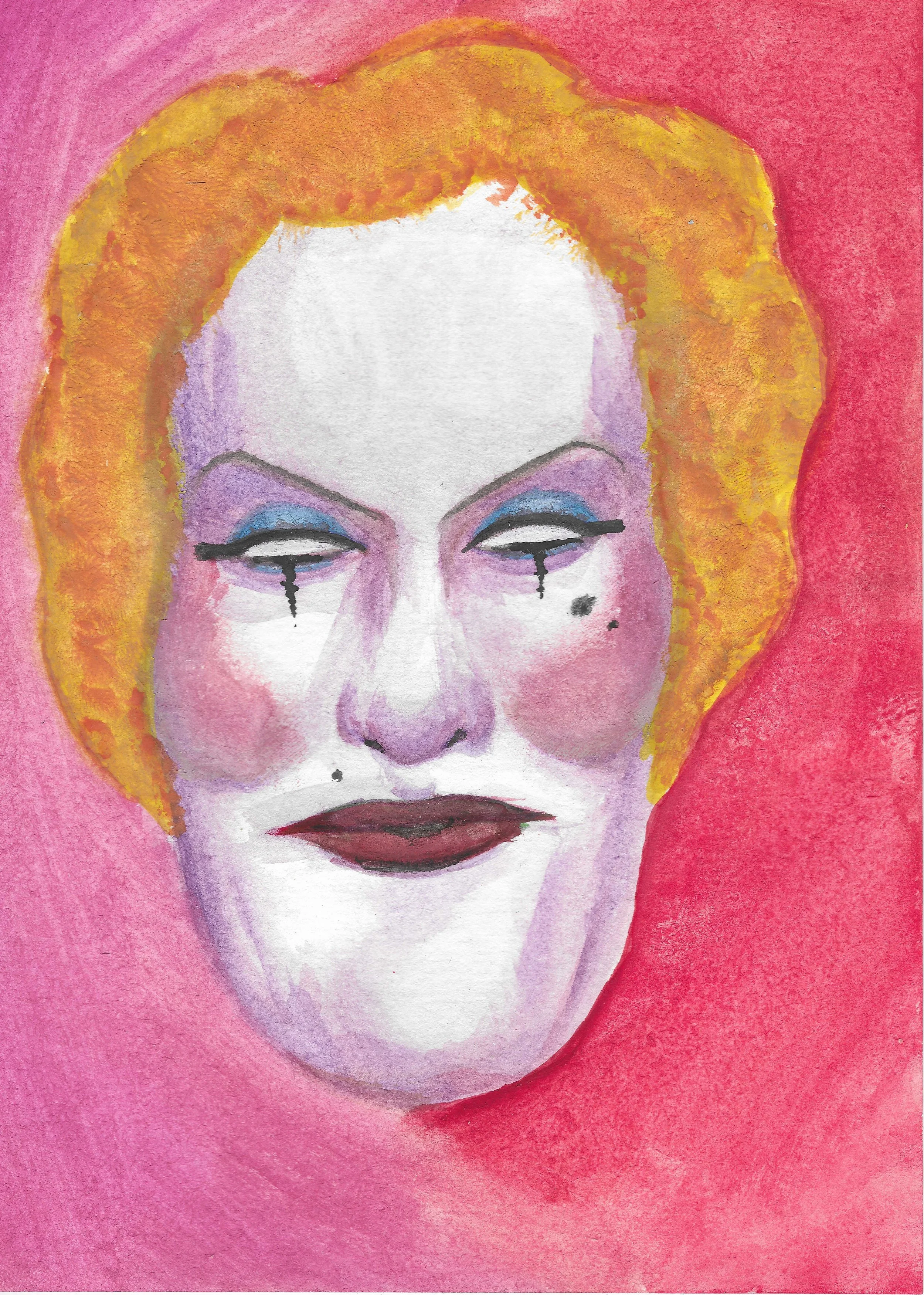 Pretty 
5x7 watercolor page
Available for purchase 
