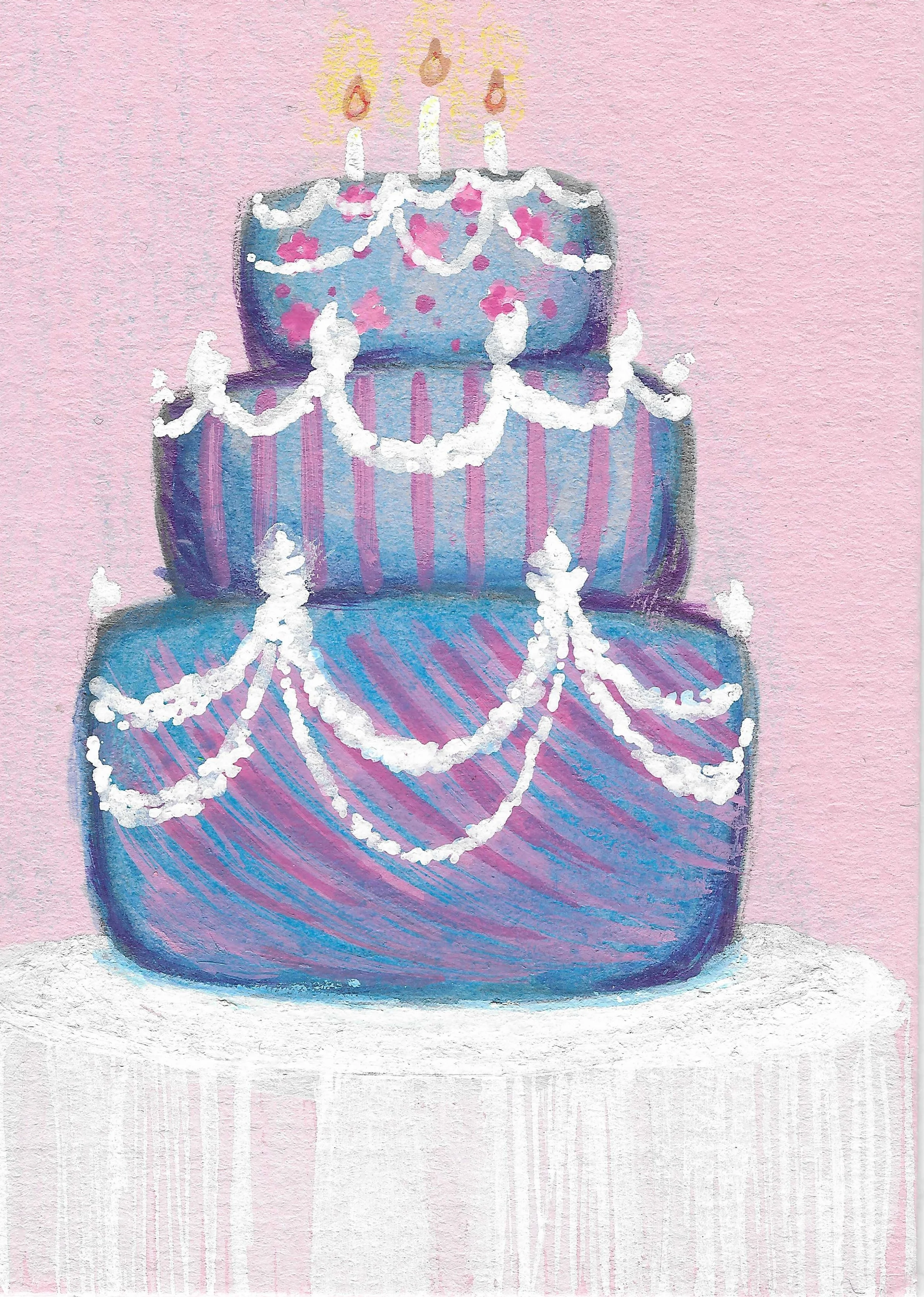 Blue Cake

Sold