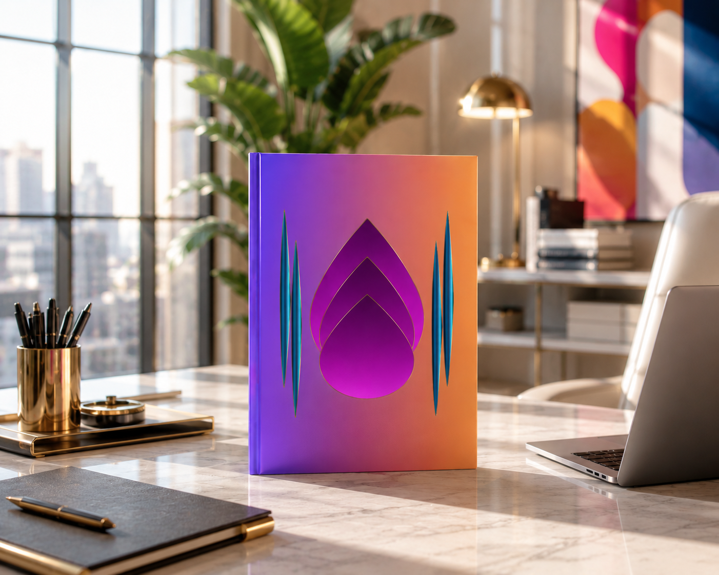 A sketchbook as beautiful as the art that inspired it. Twilight Bloom Sketchbook and Notebook by Dee Tirang available on Amazon