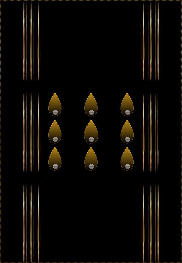Noctunre In Gold golden-teardrops-on-black-dee-tirang