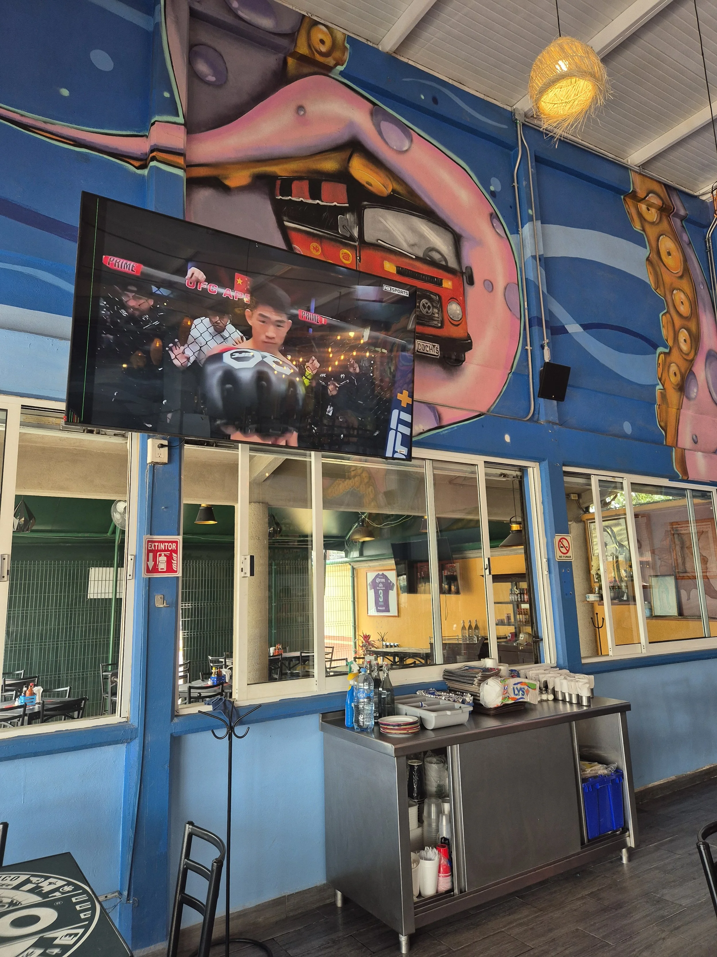 Sistema de audio y video distribuido en restaurante La Cochiñera.