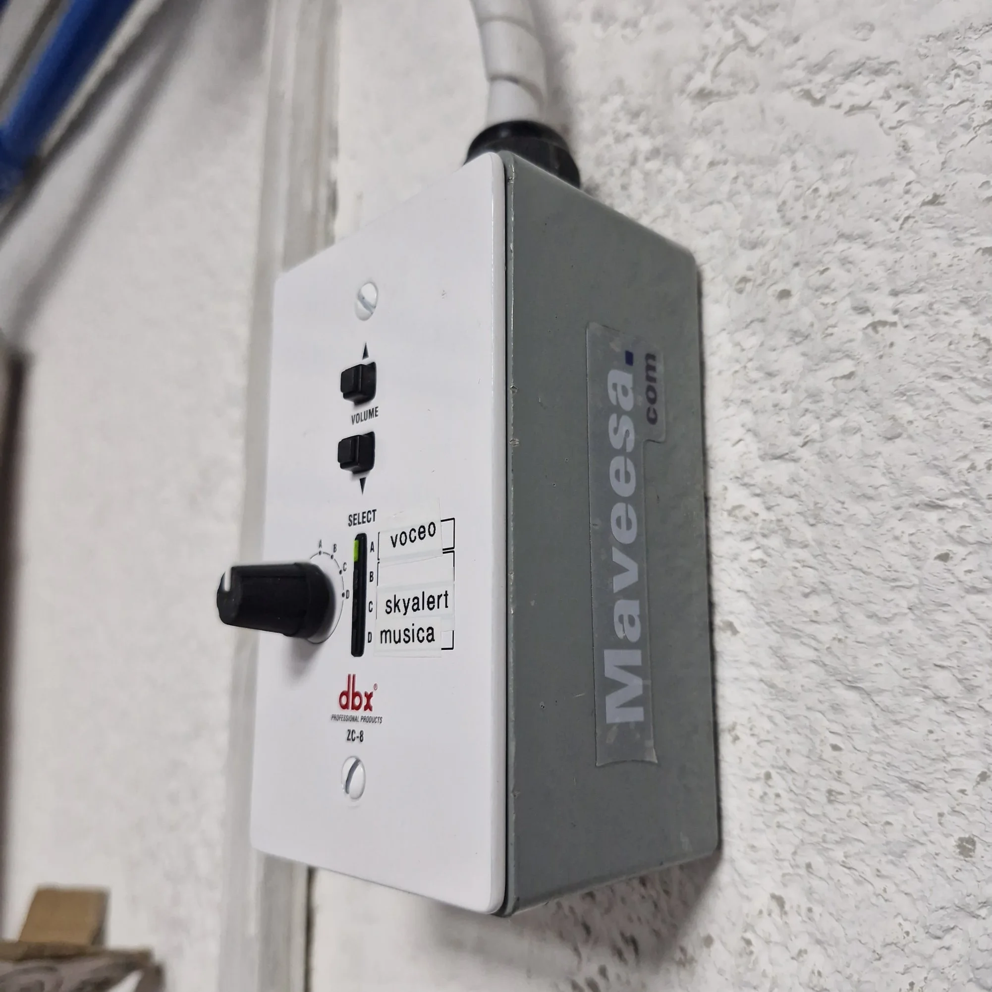 Control de sistema de audio