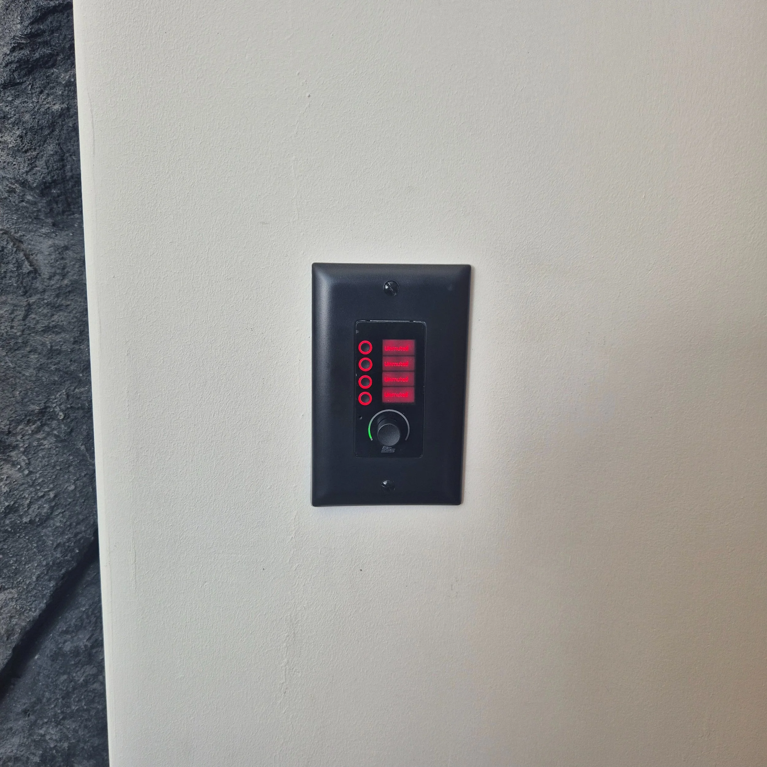 Control de sistema de audio