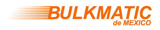 Logotipo de BULL KMATIC de México con letras en negrita en naranja y algunas líneas diagonales en el fondo.