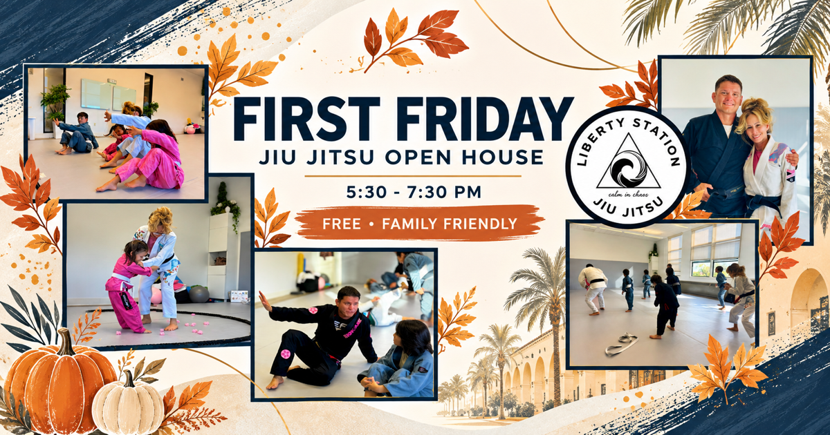 October First Friday Open House at Liberty Station Jiu Jitsu