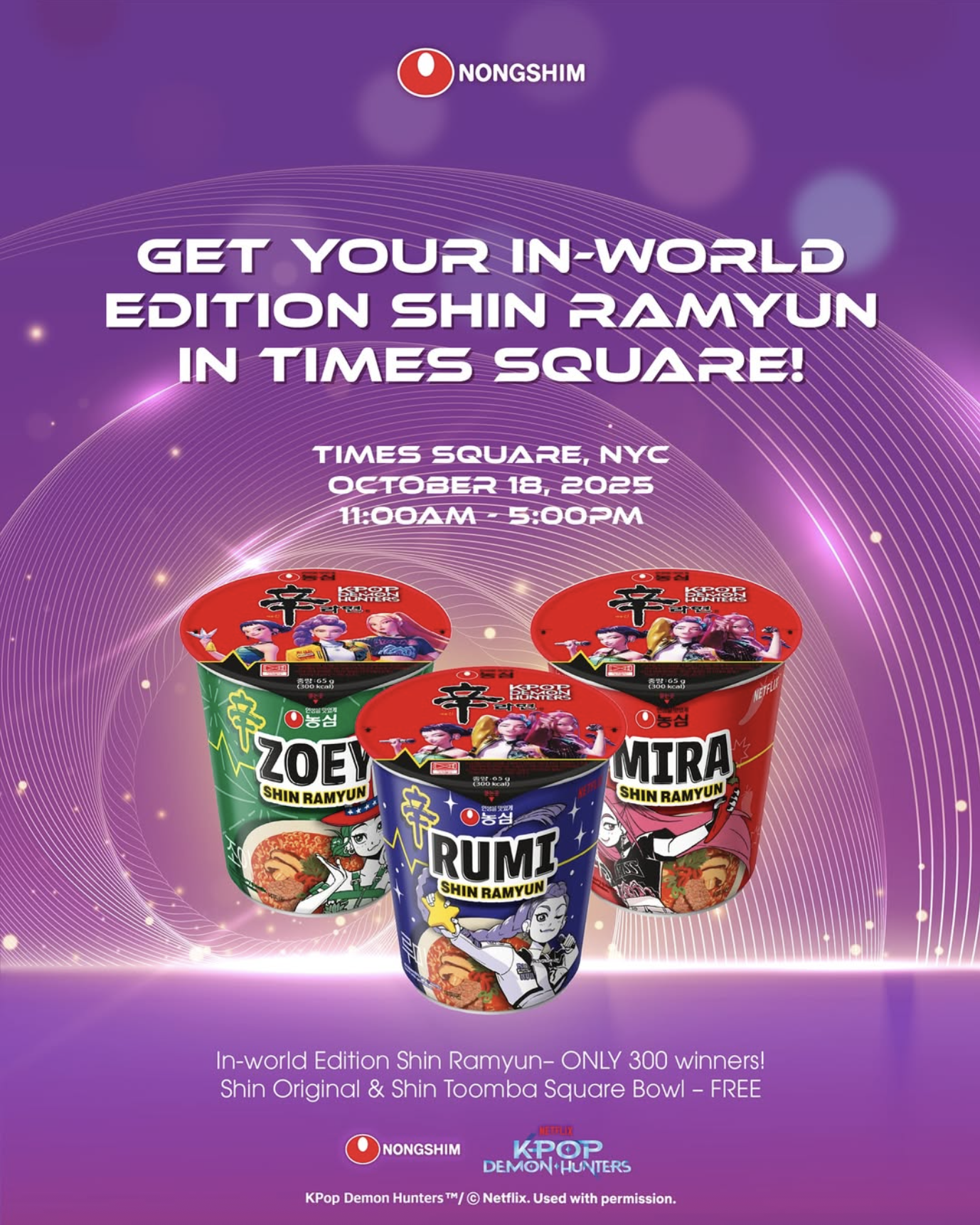 Times Square, NYC🔥 ready for your Shin moment? 🍜