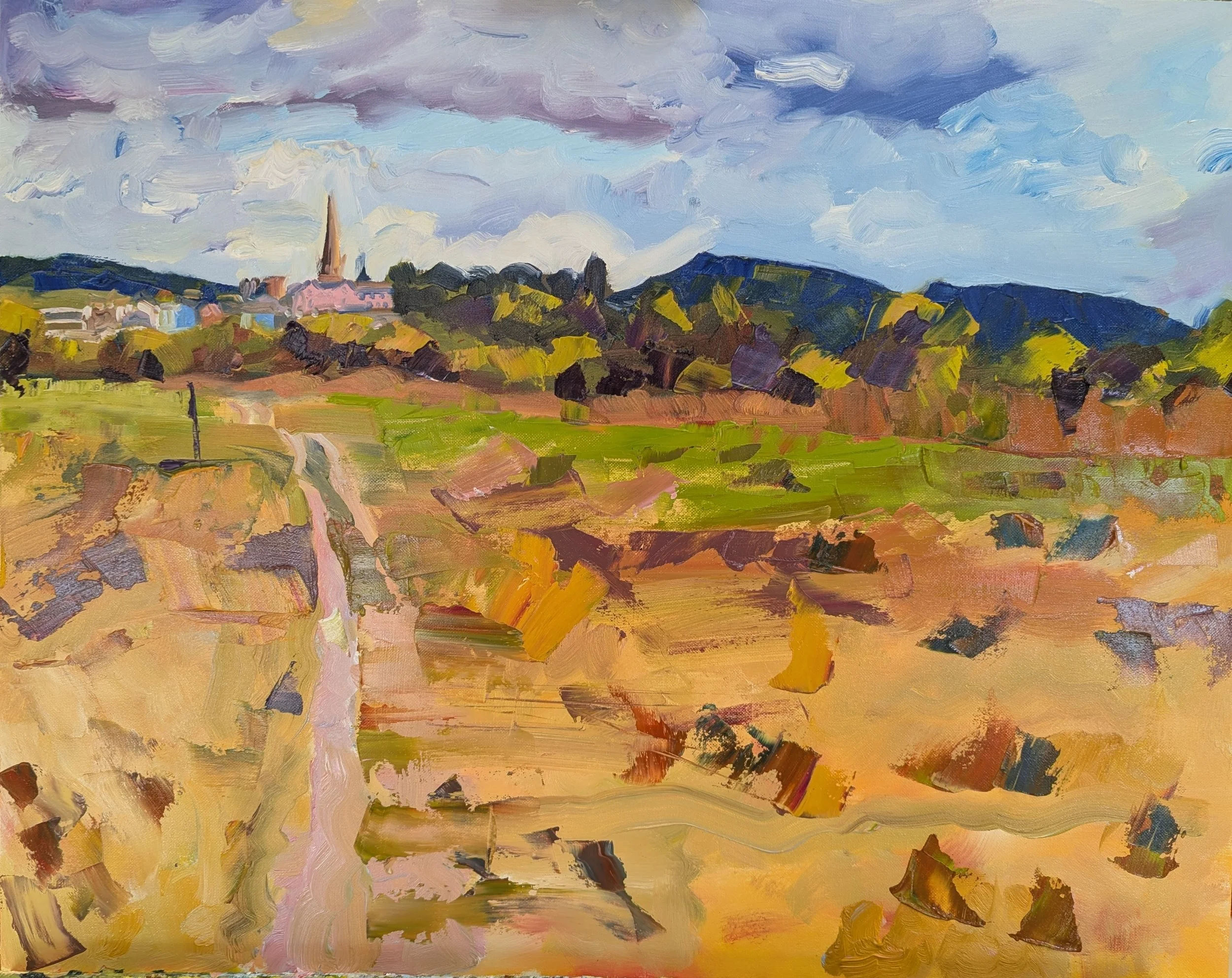 Hot Summer, Ross-on-Wye - £500 -
Oil on panel -
40cm x 50cm