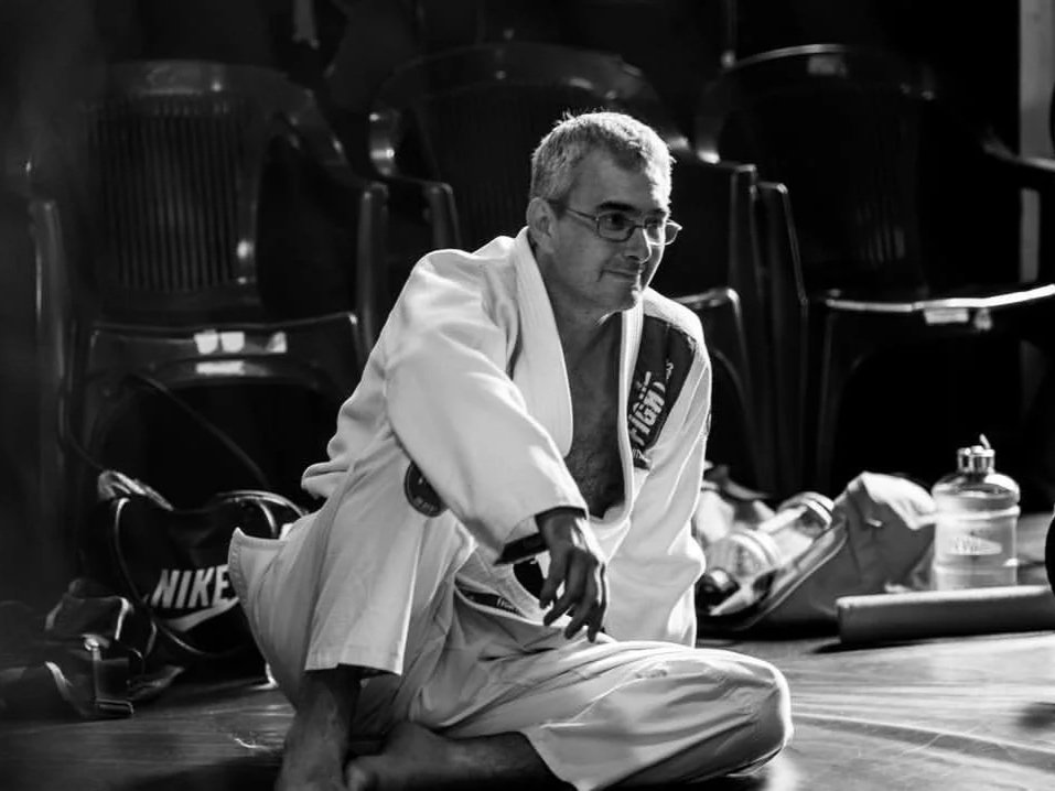 Ross Cameron during a Brazilian Jiu-Jitsu seminar, available for seminars, coaching and podcast enquiries.