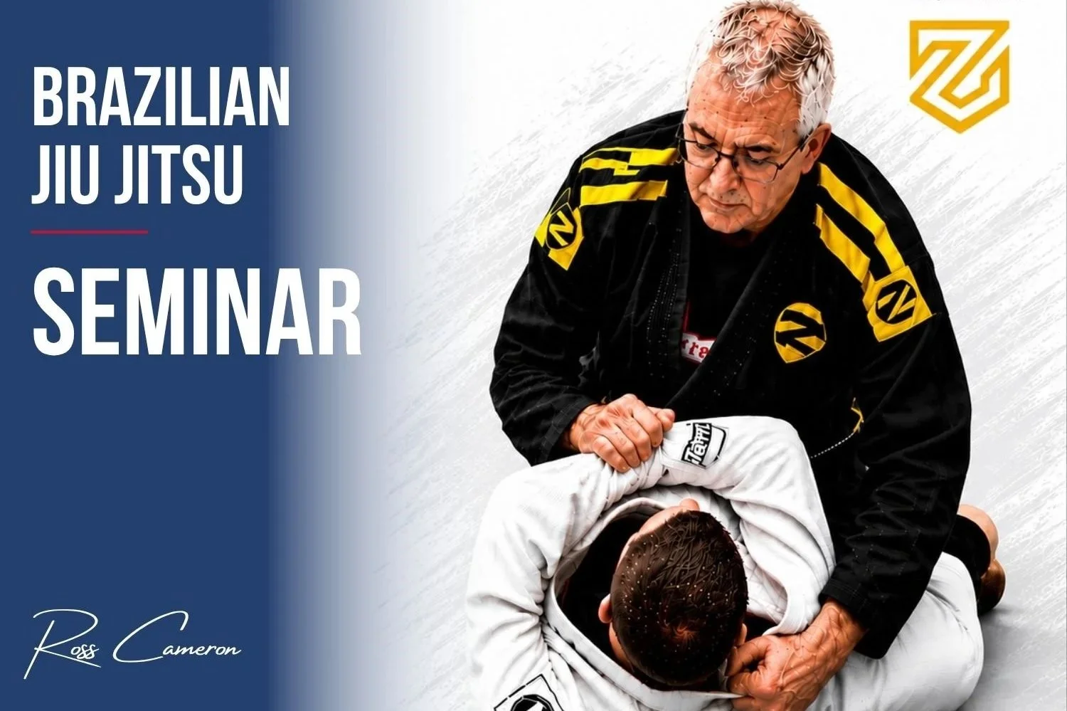 Ross Cameron demonstrating Brazilian Jiu-Jitsu techniques during a seminar in Woodridge, Queensland.