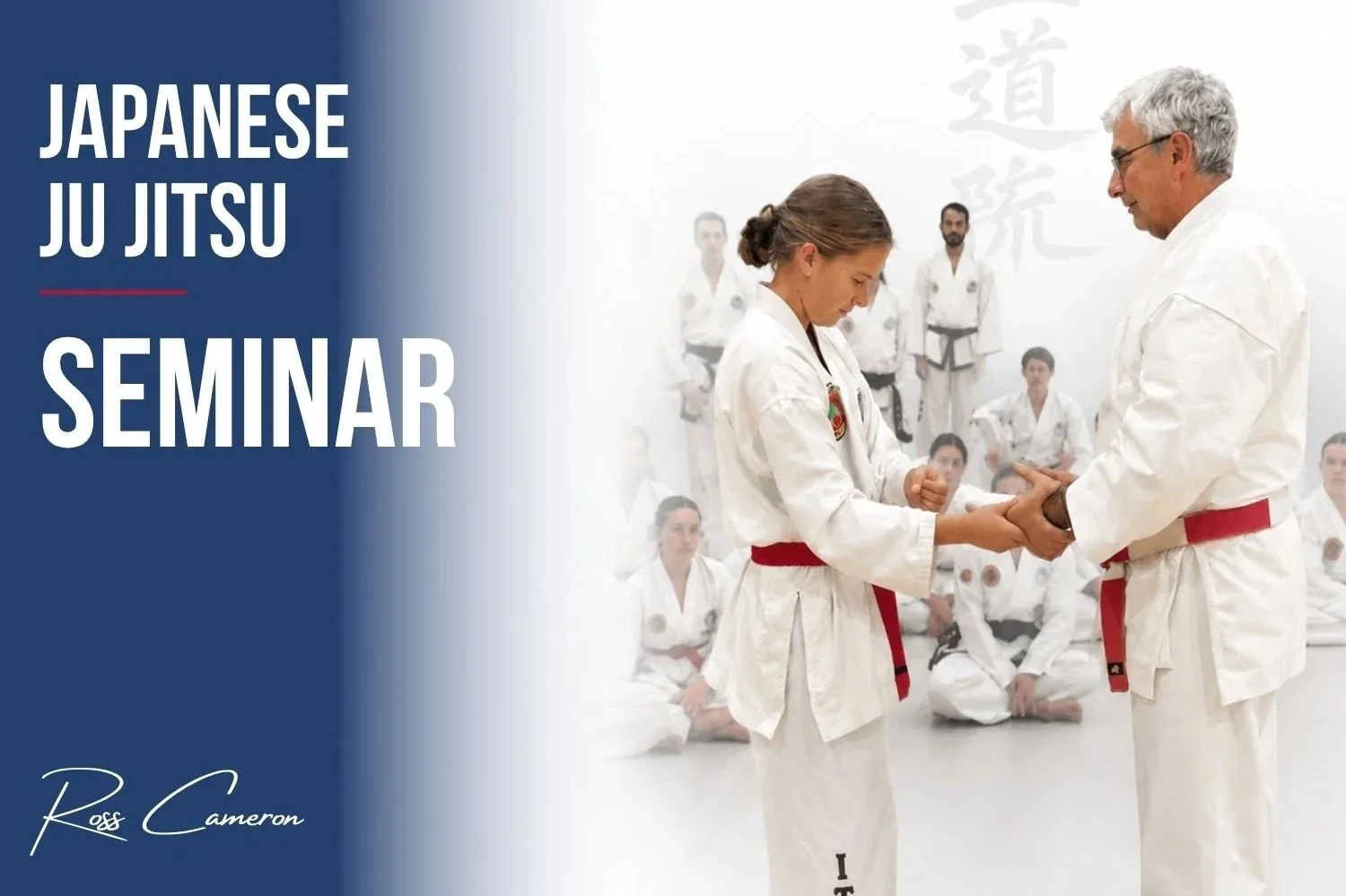 Ross Cameron demonstrating Japanese Jiu Jitsu control and restraint techniques during a seminar in Brisbane.