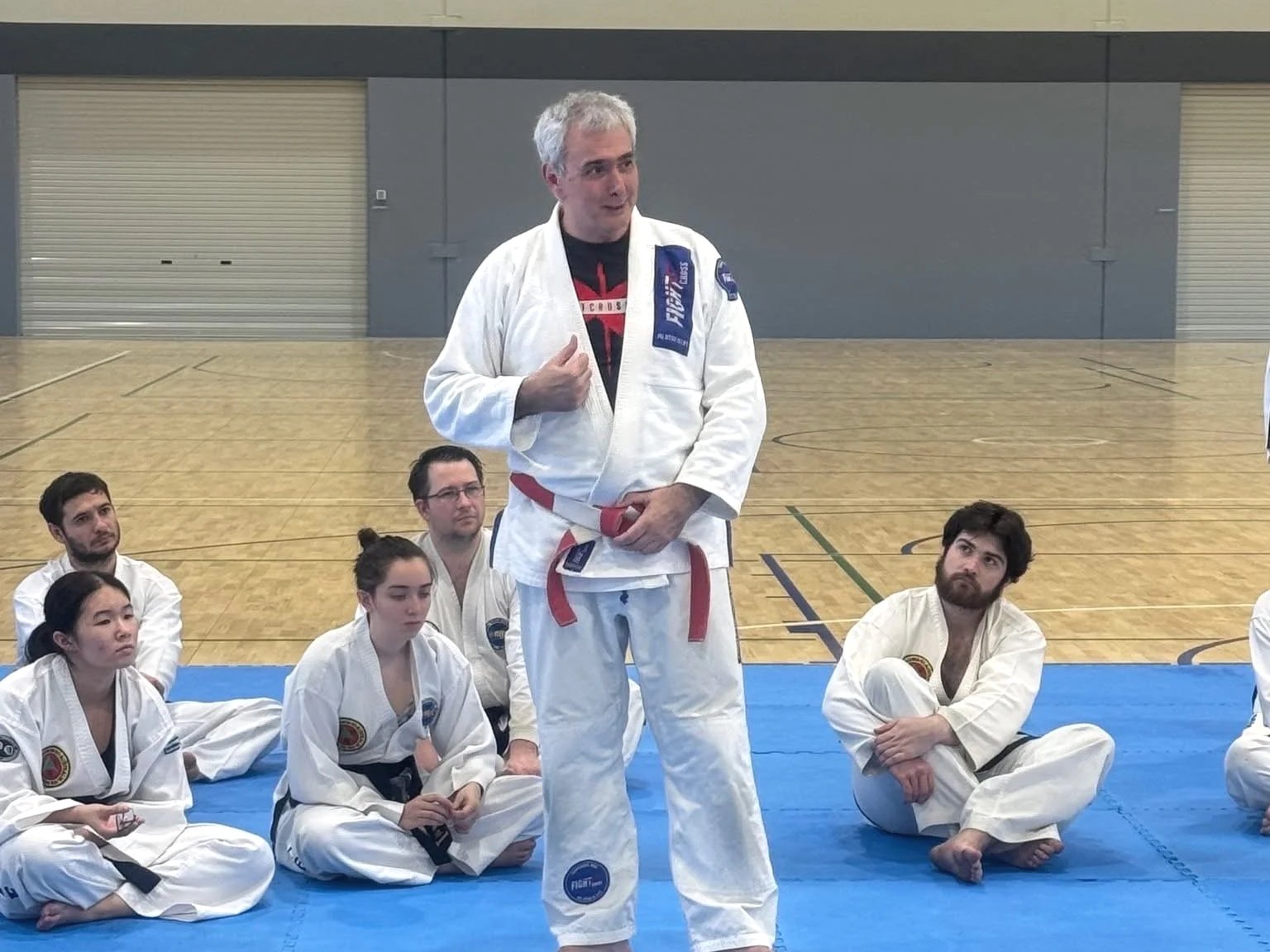 Ross Cameron teaching martial arts students during an instructor development seminar.