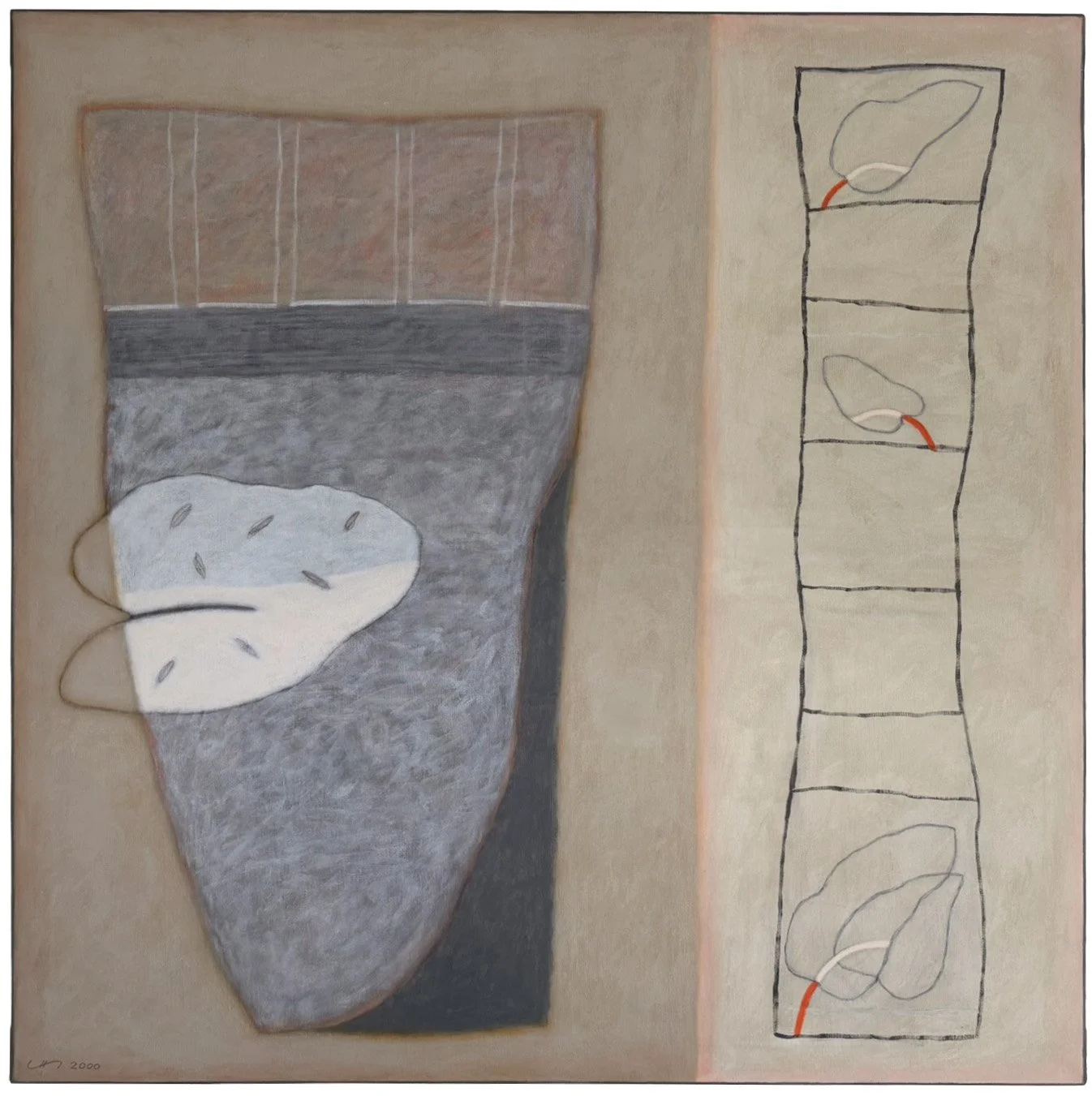 UN00.01, 2000, 120 X 120 cm