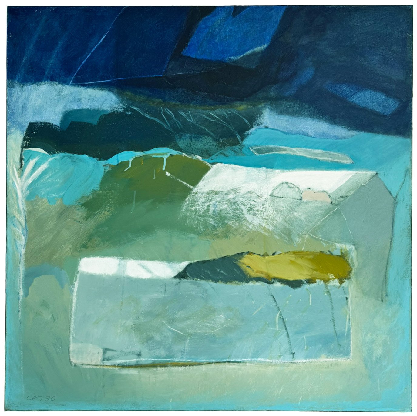UN90.01, 1990, 90 X 90 cm