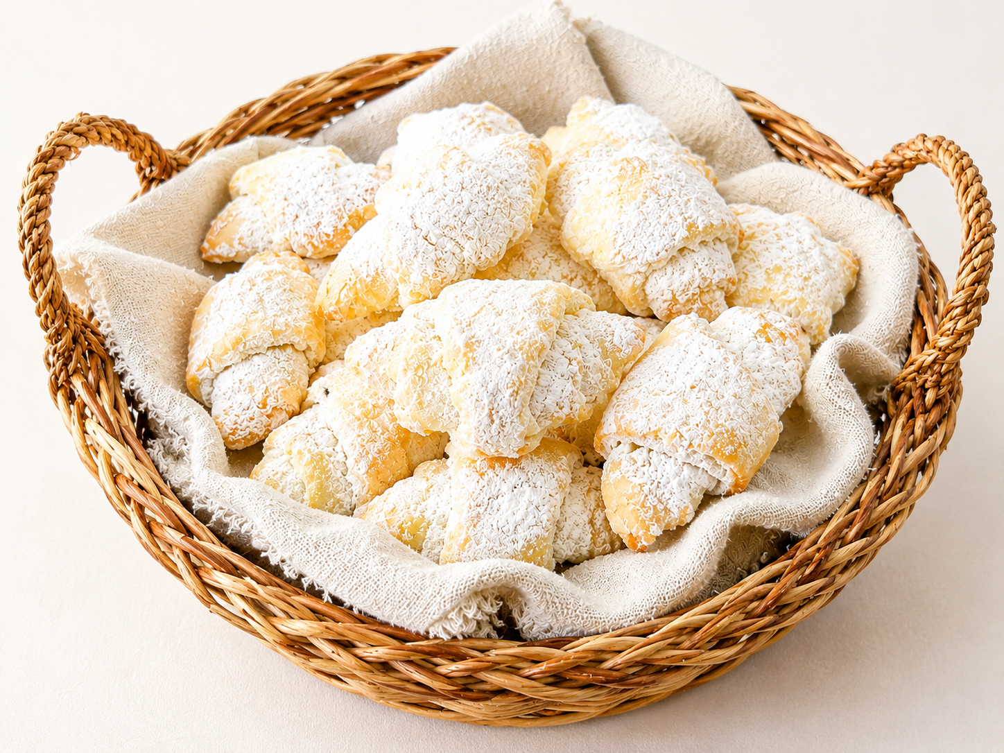 Sweet Crescent Pastries with Turkish Delight per Kg