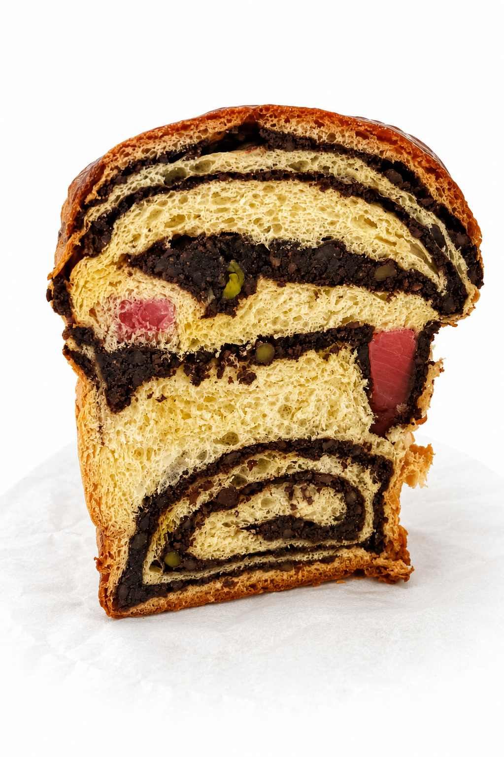 Walnut, Cocoa & Turkish Delight Sweet Bread