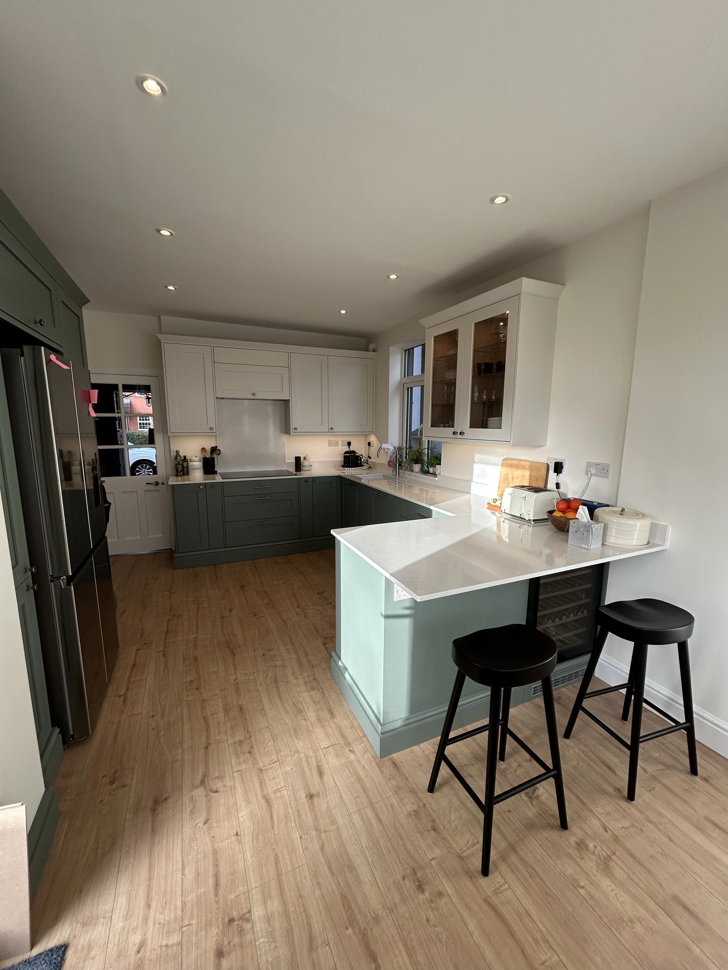 Two-Tone Kitchen Transformation & Ground Floor Update | Raynes Park, SW20