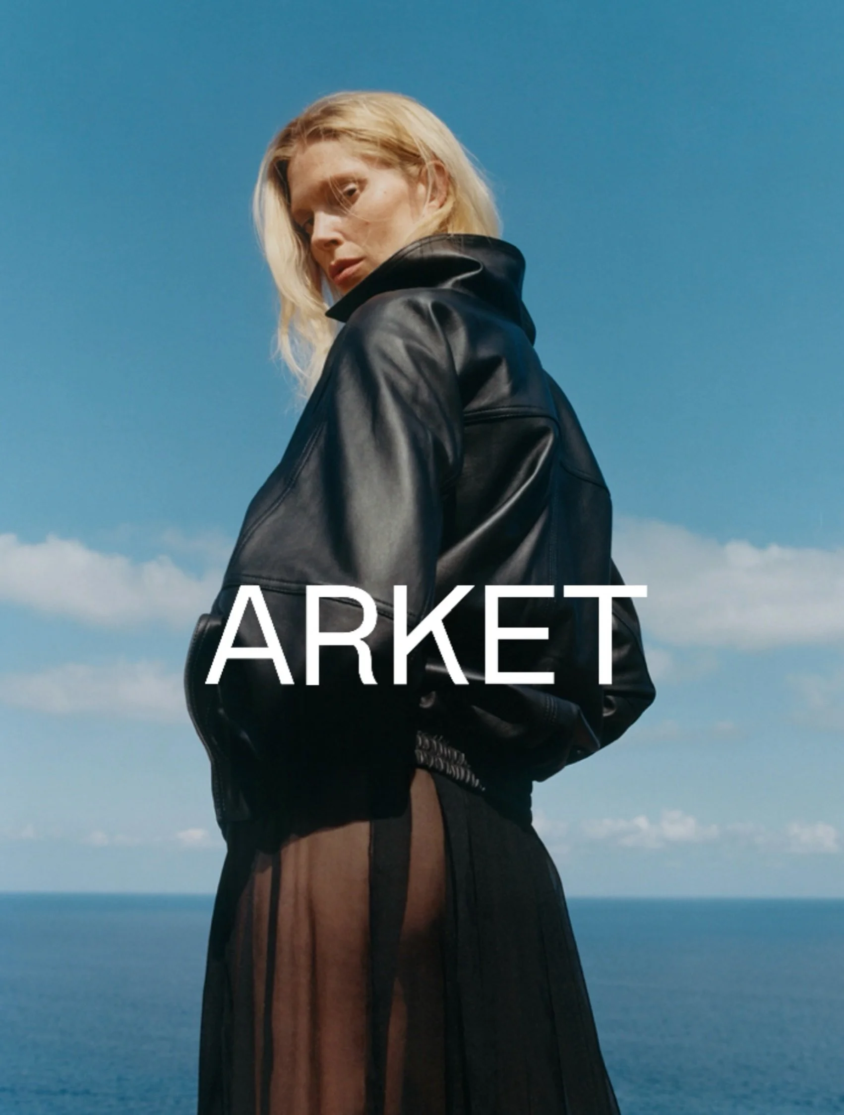 A R K E T
The leather jacket
Cut with a funnel neck and a relaxed blouson silhouette, the leather jacket returns for autumn as part of our collection of leather ready-to-wear and accessories.

#arketvalkyrien 
#arket