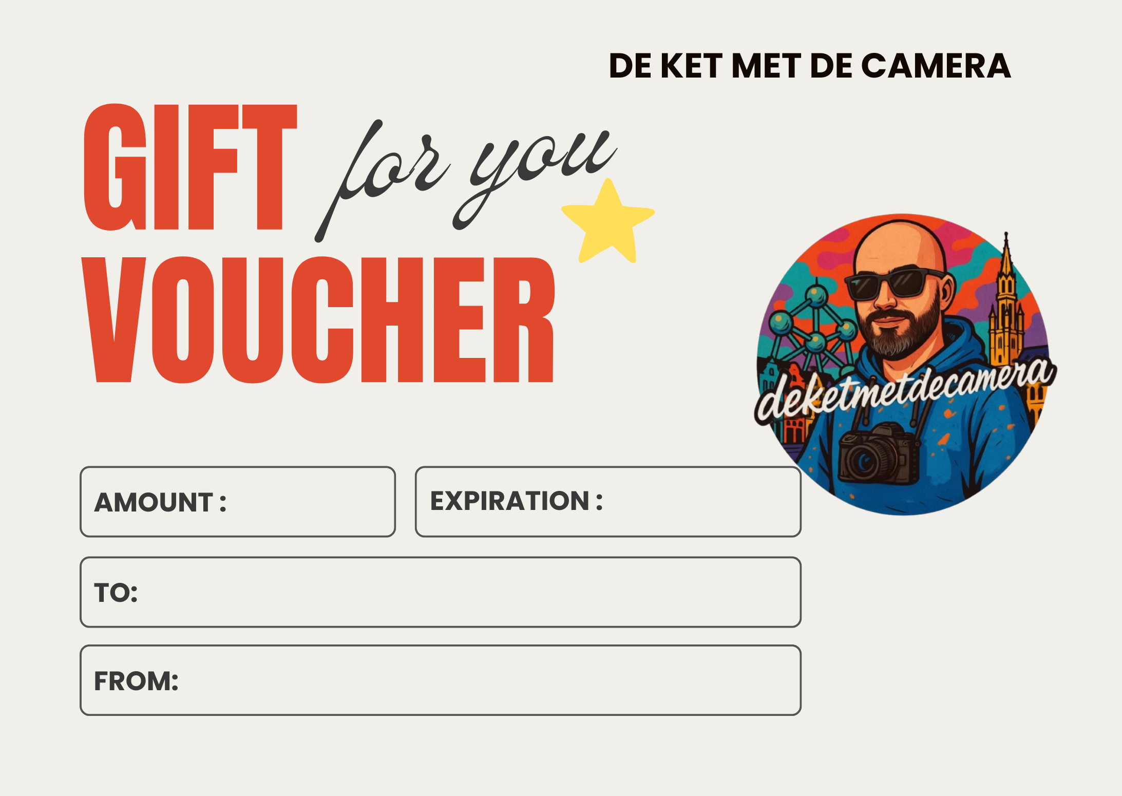 Fotoshoot voucher